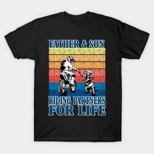 Father & So Riding Partners For Life Costume Gift T-Shirt